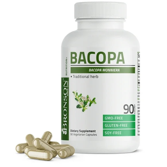 Bacopa 1200 MG 90 Vegetarian Capsules Y601