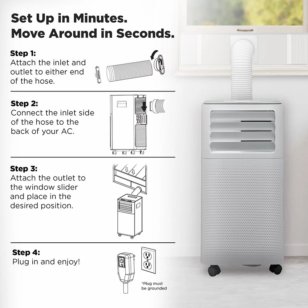 7,500 BTU Portable Air Conditioner W95616