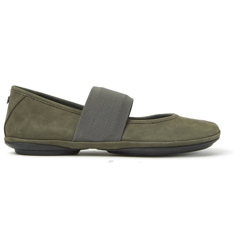 Green Nubuck Mary Jane Shoes H190945