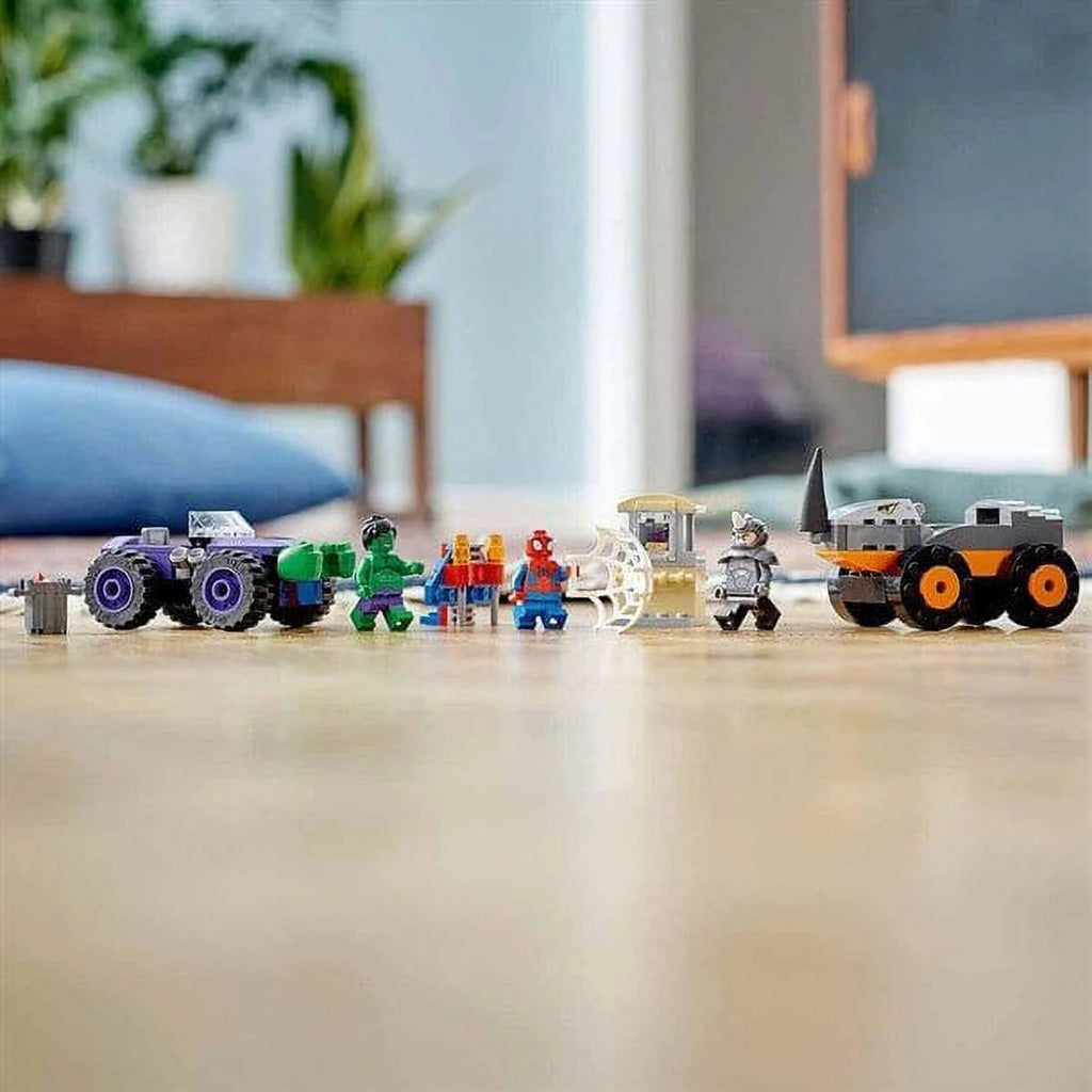 Lego Marvel Spidey and Friends Rhino vs Truck 10782 J7846
