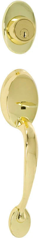 Single Cylinder Entrance Handleset, Satin Nickel R714