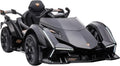 Orange 12V Battery Powered Ride On Toy Car with Parent Remote Control B666