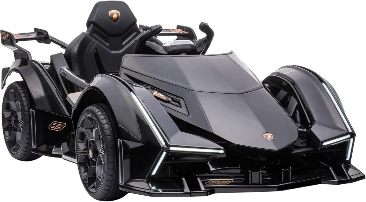 Orange 12V Battery Powered Ride On Toy Car with Parent Remote Control B666