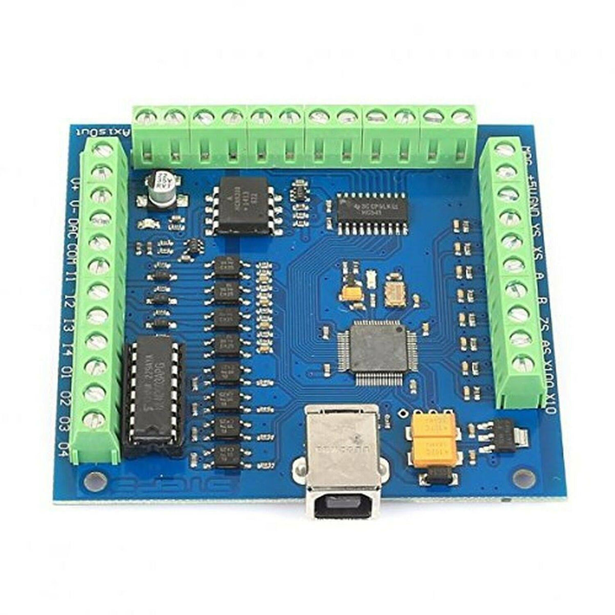 4 Axis USB CNC Motion Controller Card Interface Breakout Board B738477