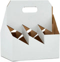 White Six Pack Wine Bottle L9735