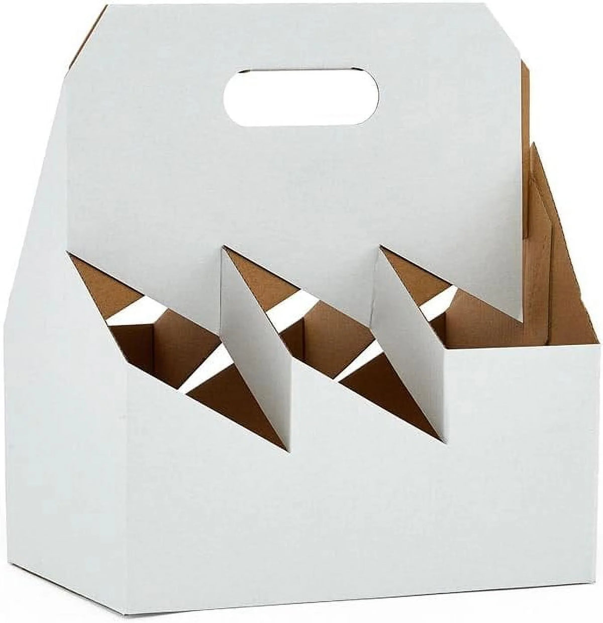 White Six Pack Wine Bottle L9735