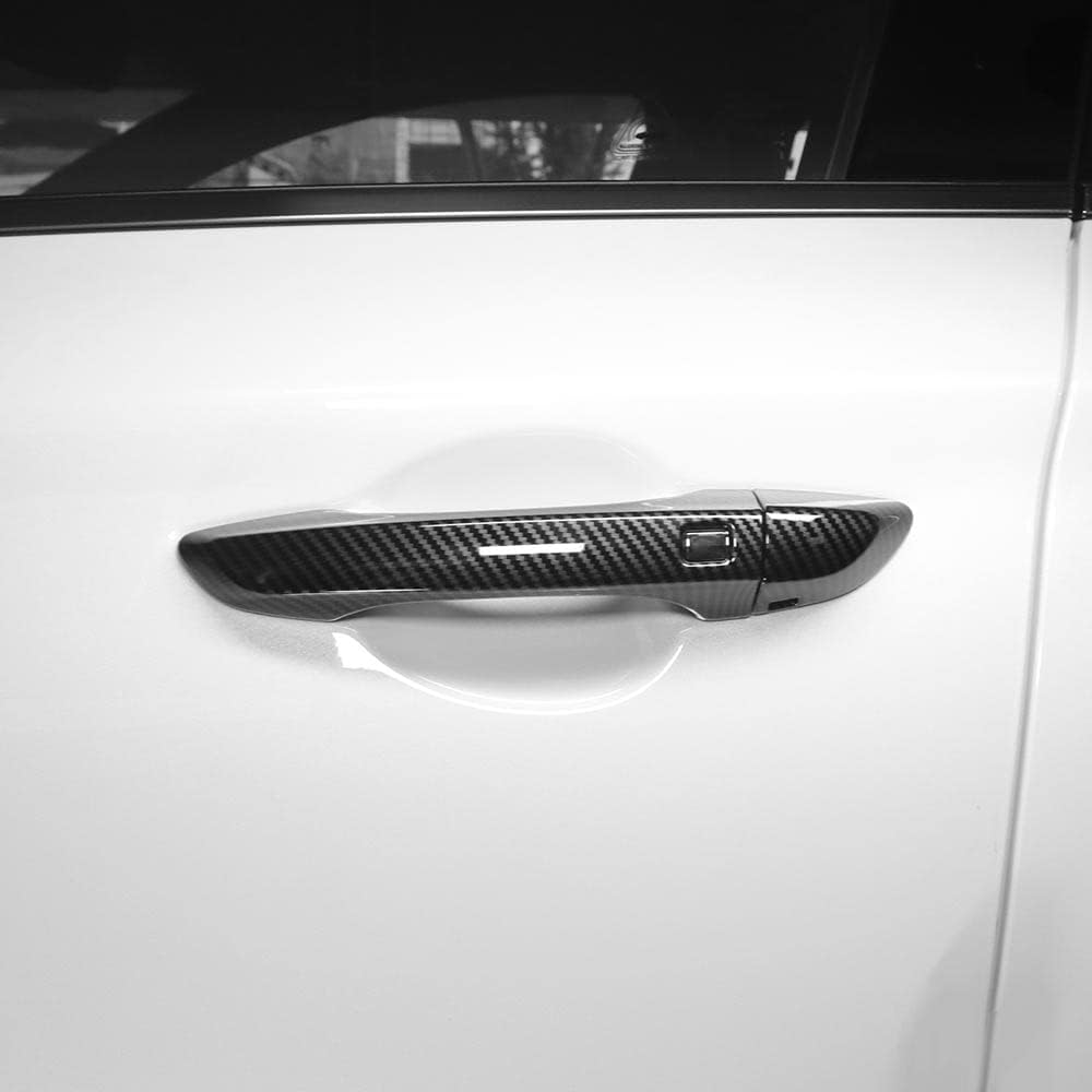 Carbon Fiber ABS 4PCS Door Handle Covers U32368