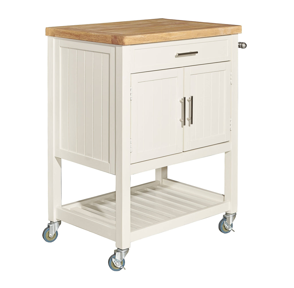 White Kitchen Cart E493054
