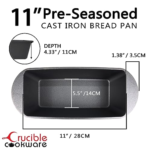 Pre-Seasoned Cast Iron Bread Pan with Lid J930825