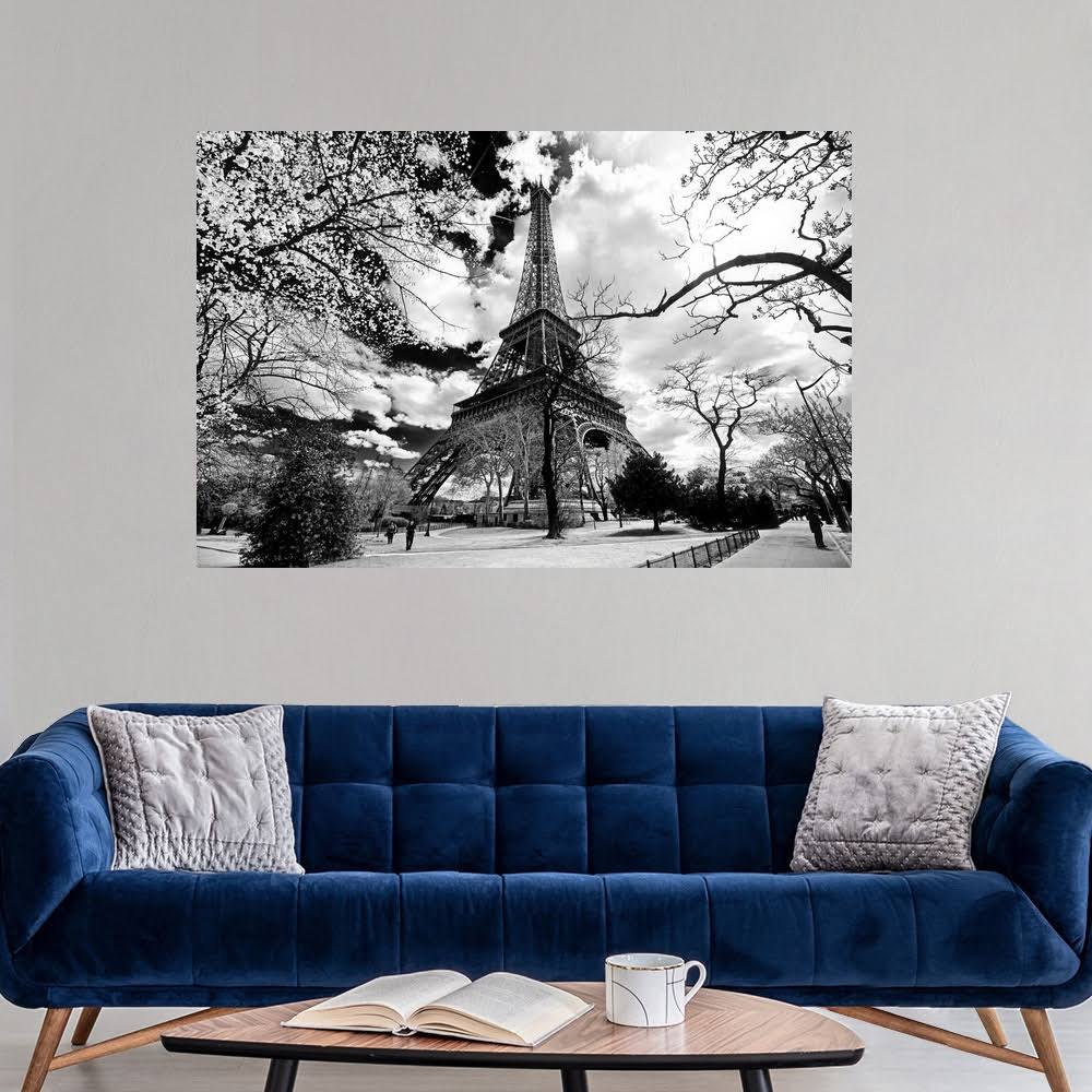 Eiffel Tower Paris Poster Print 60x40 R750