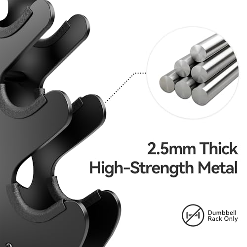 Compact A-Frame Weight Rack with Rubber Covers O832