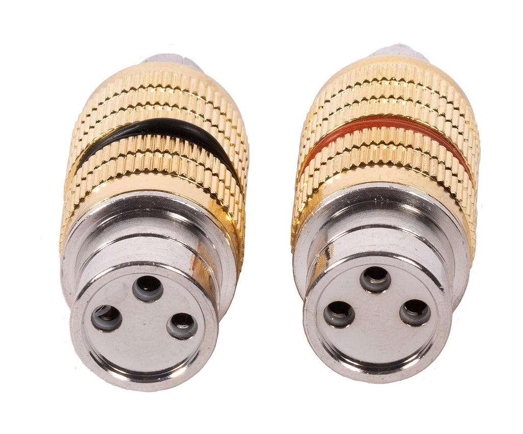 Female XLR to Male RCA Adapters 2 Pieces E6943