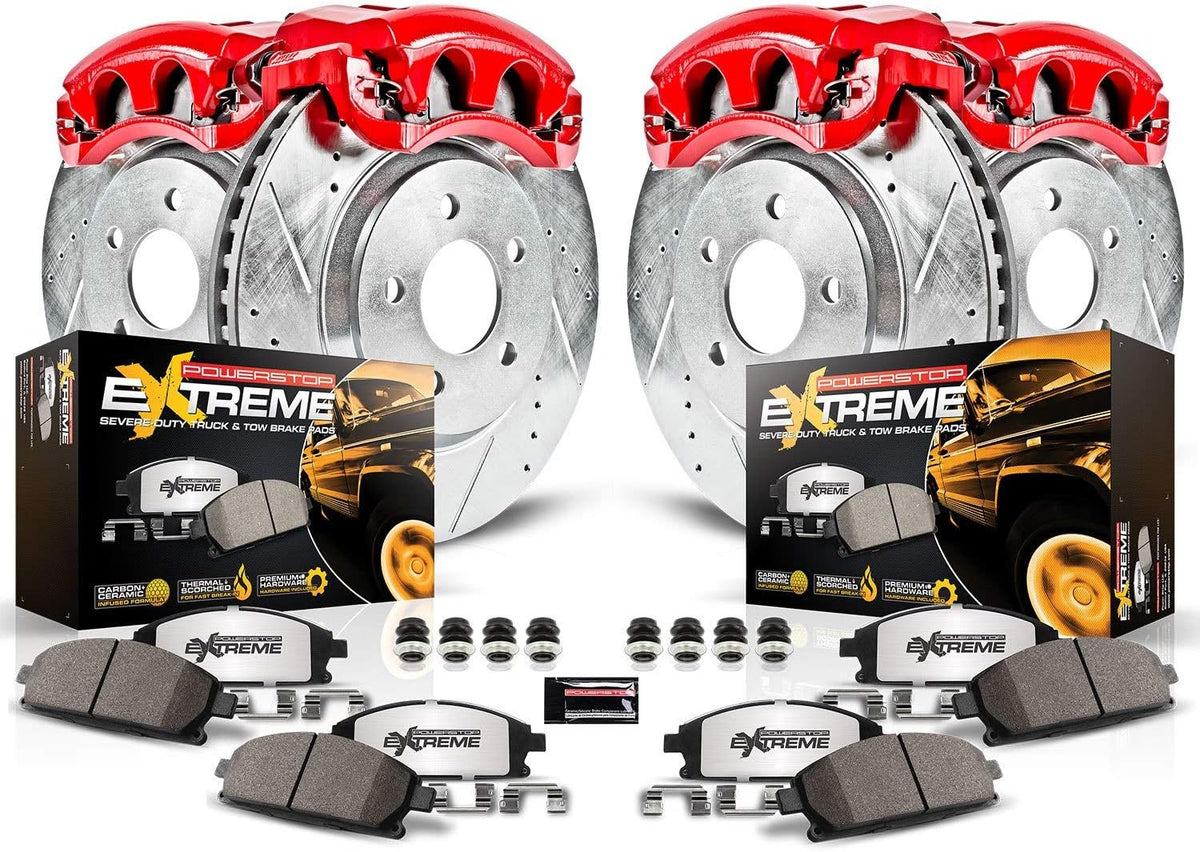 Front and Rear Carbon Fiber Ceramic Brake Kit T295670