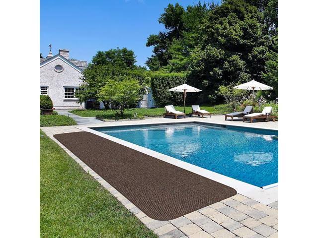 Skid-Resistant Heavy-Duty Carpet Runner - Tuscan Brown - 3' x 20' U37851