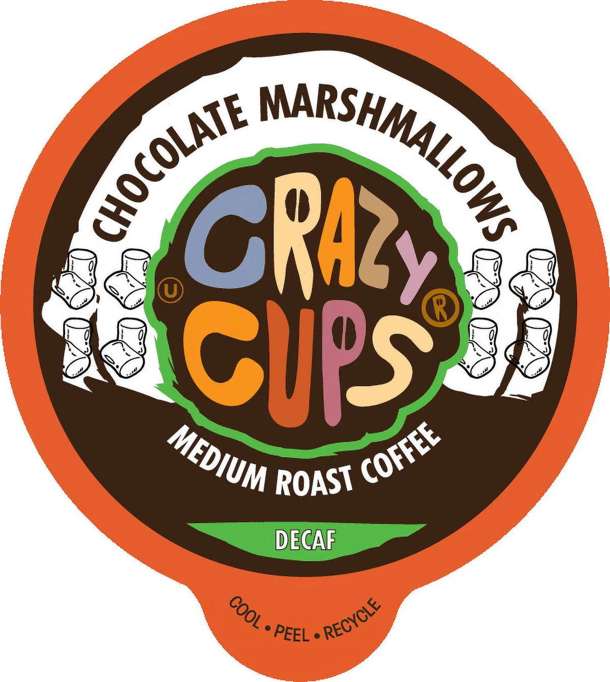 Decaf Chocolate Marshmallows Medium Roast Coffee, 22 Count M7494