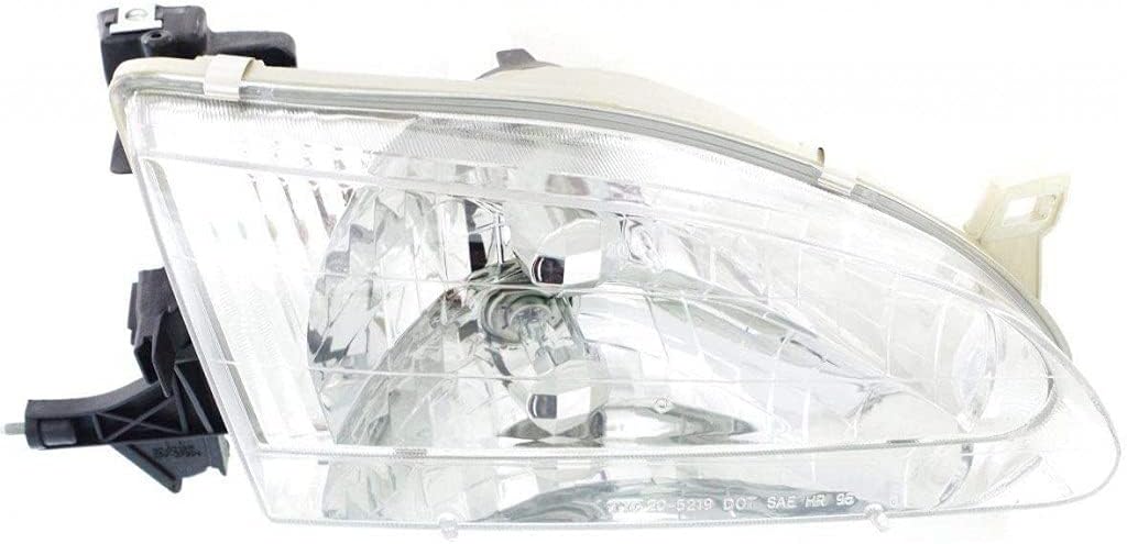 Passenger Side Headlight for Toyota Corolla 1998 1999 2000 Pack of 2 H404507