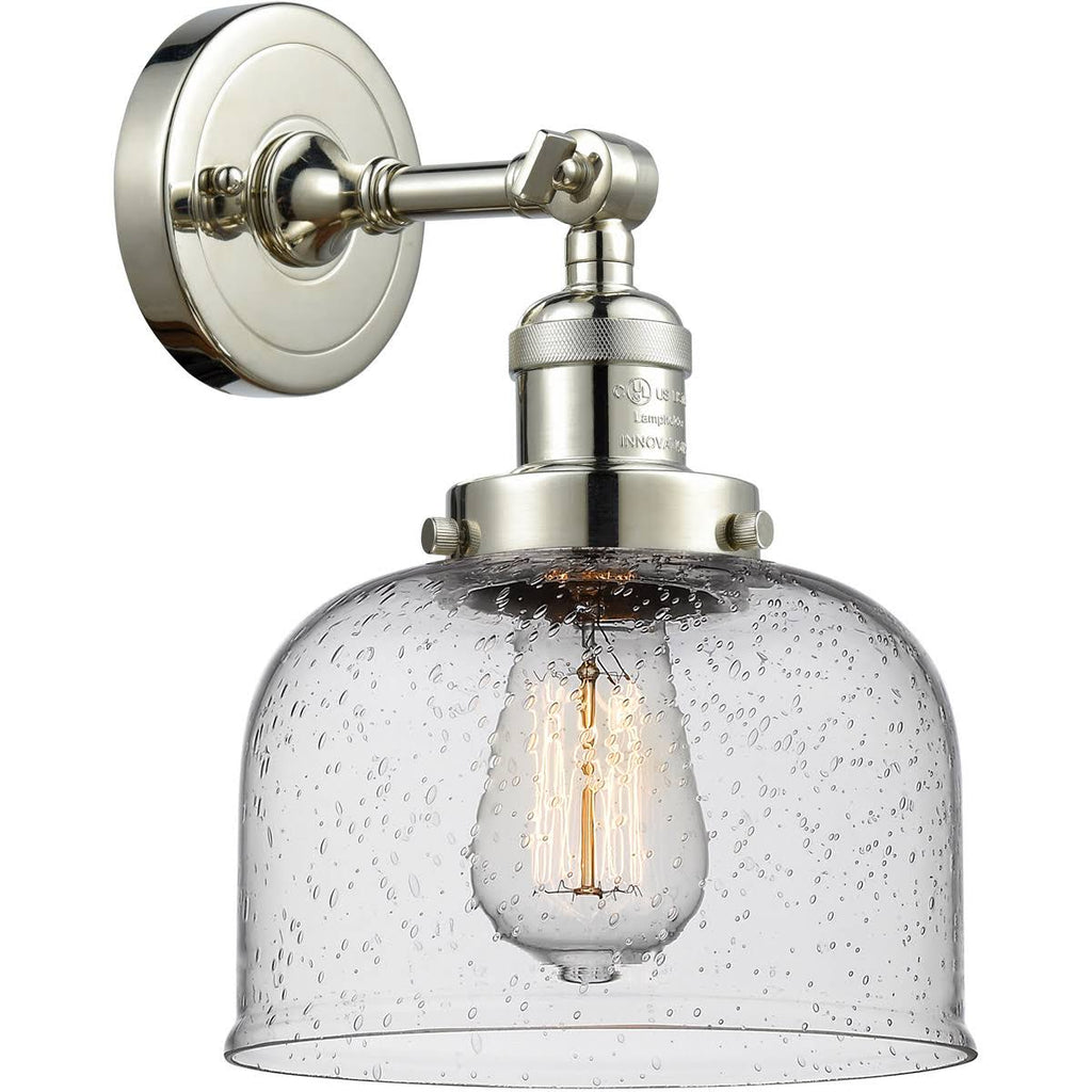 Large Bell 1 Light Sconce LED (Nickel) V506