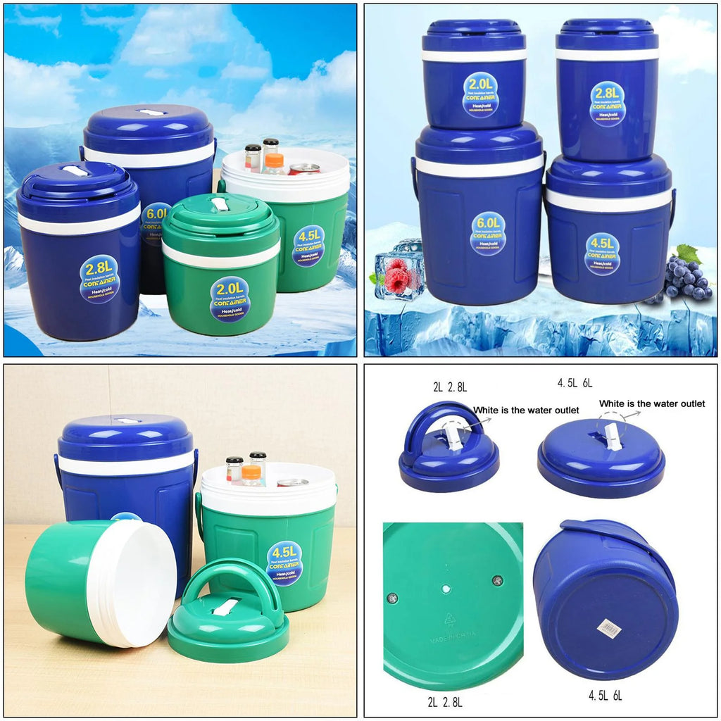 Green Insulated Beverage Bucket 4.5L K481