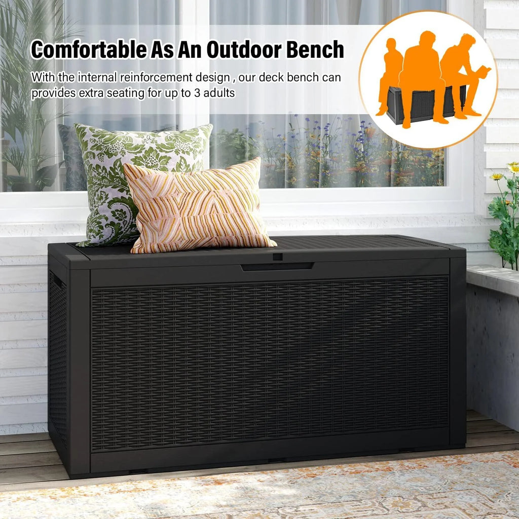 100 Gallon Waterproof Outdoor Storage Box G1193