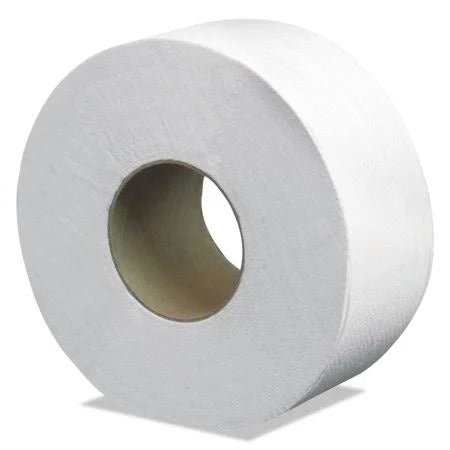 Jumbo Bath Tissue, 2-Ply, White, 12 Rolls/Carton Q80684