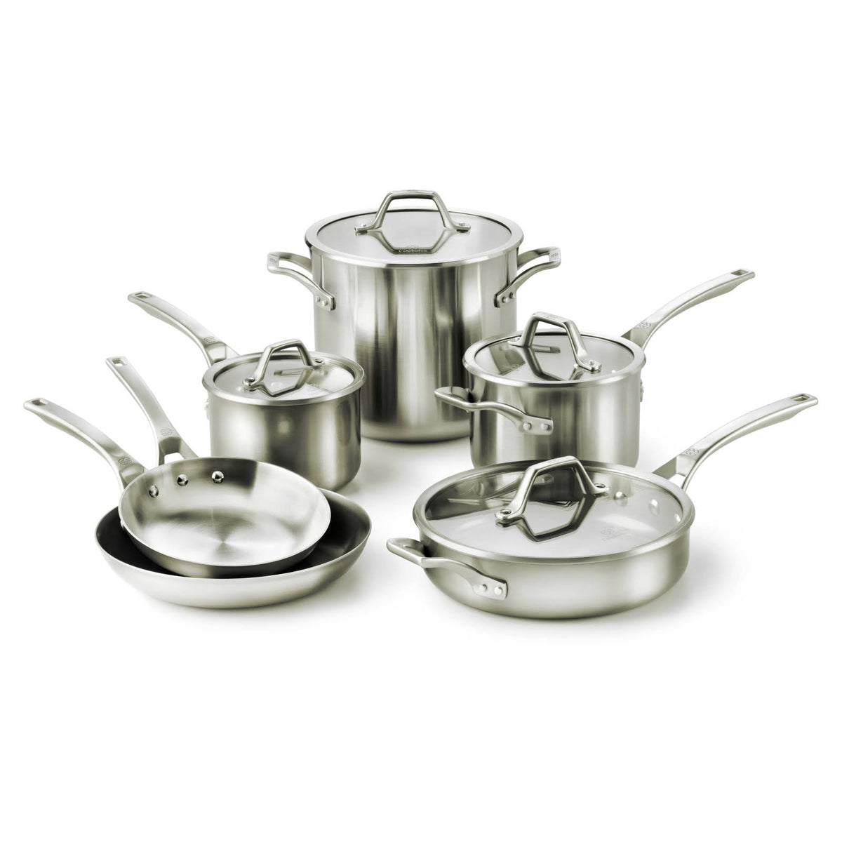 10-Piece Stainless Steel Cookware Set V353