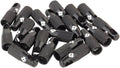 Black Tubeless Valve Core Remover Cap Pack of 20 A4491