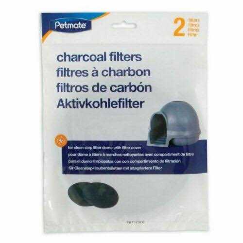 6 Pack Charcoal Cat Litter Box Replacement Filter O335