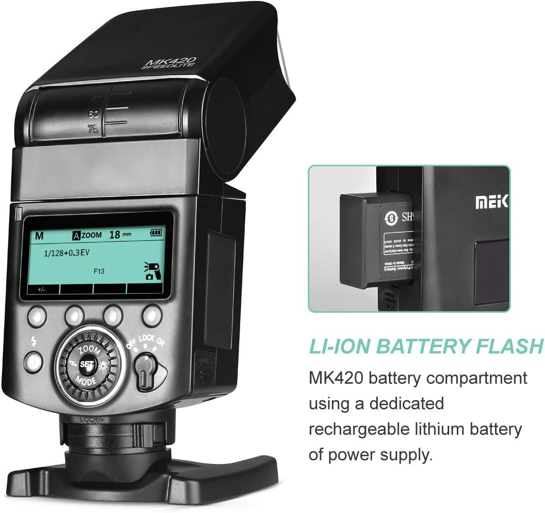 Camera Flash Speedlite with LCD Display for Fujifilm X Mount Cameras K821