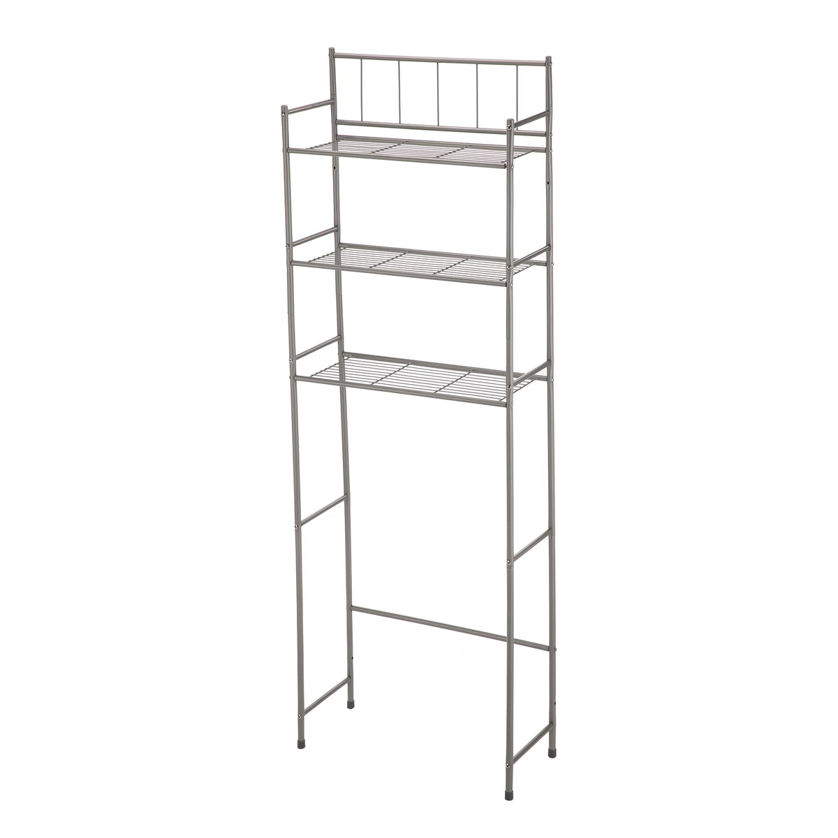 4 Piece Steel Satin Nickel Bath Shelves Set H191