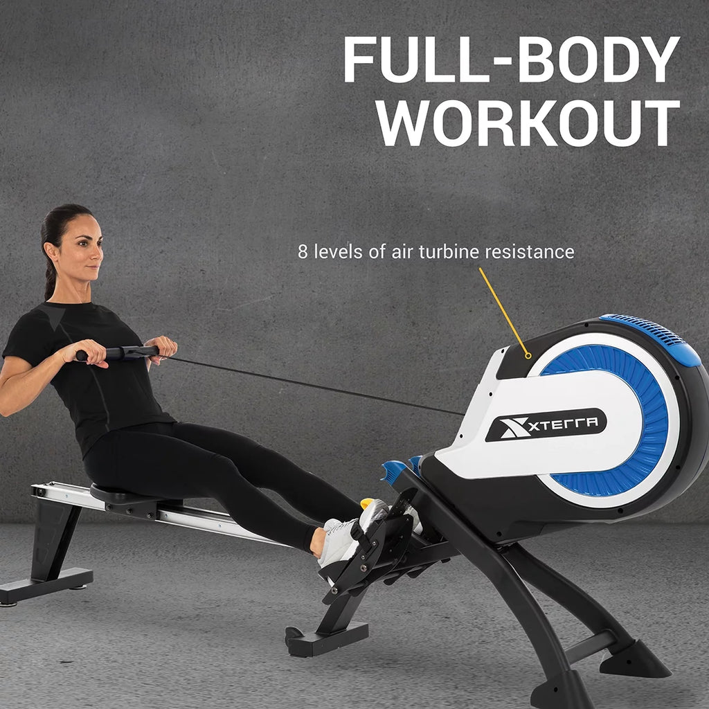 Air Turbine Rower with 8 Resistance Levels K579