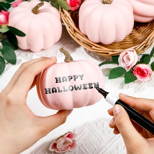 50 Pcs 3.15 Inch Orange Fall Artificial Foam Pumpkins C186