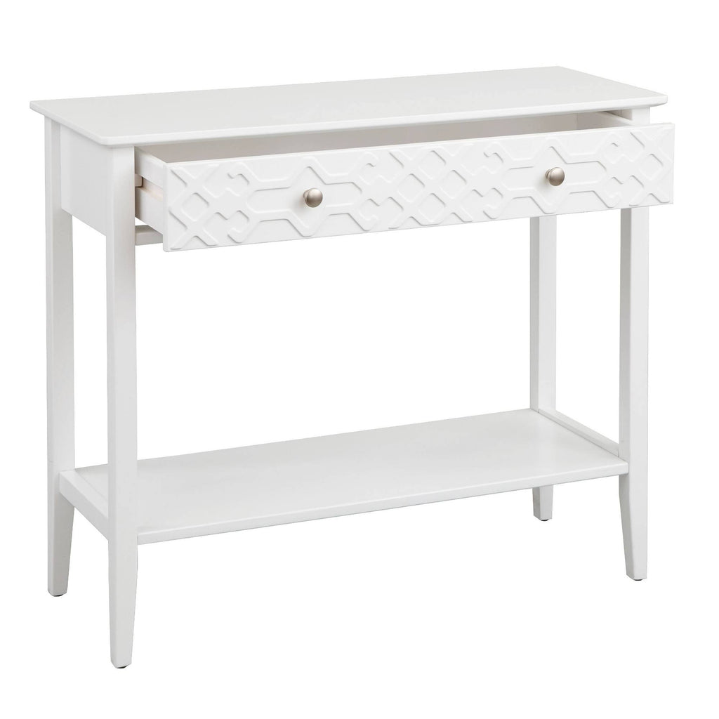 White Console Table K6028