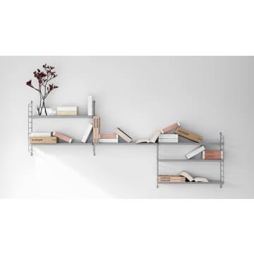 Grey Pocket Wall Shelf C385529