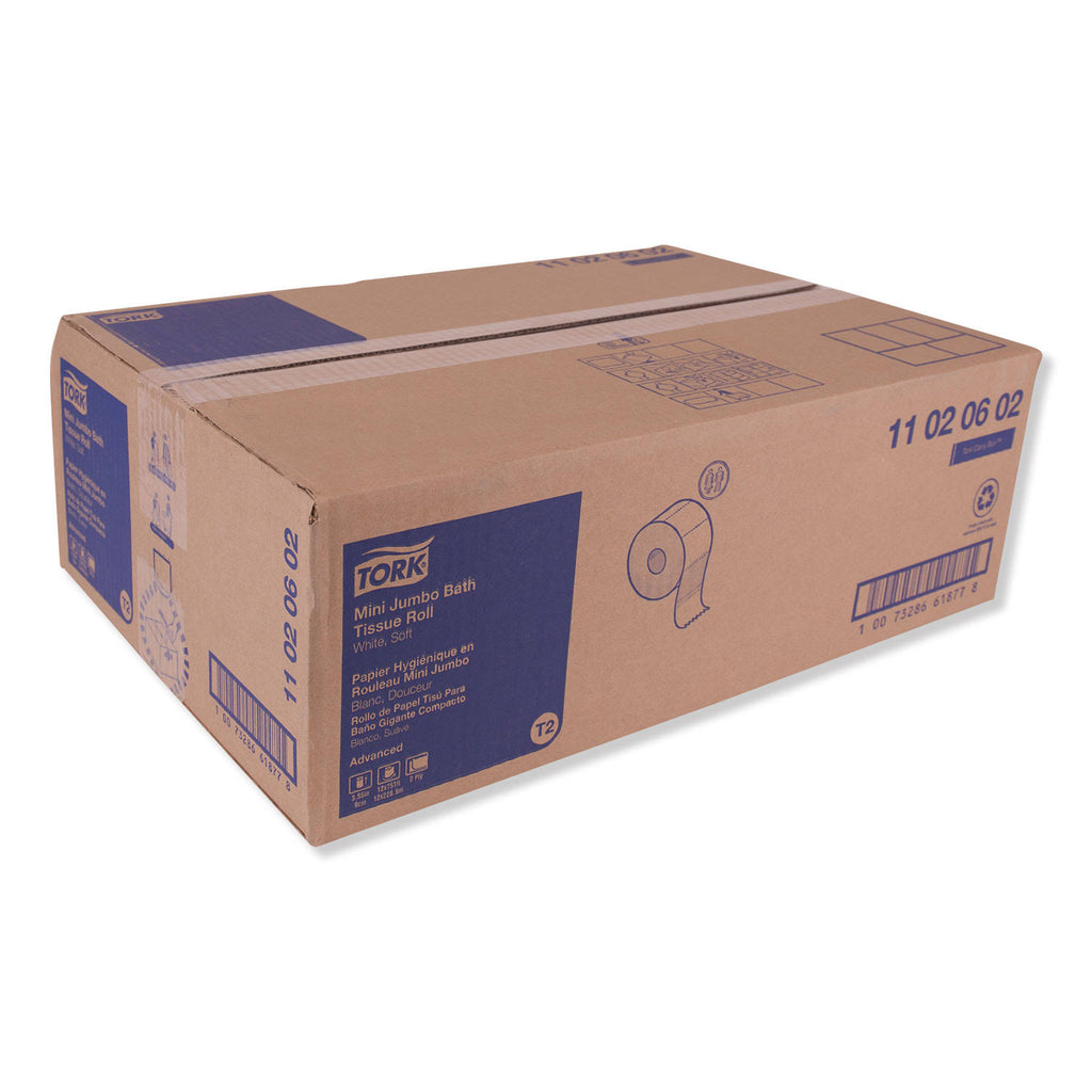 Tork Advanced Jumbo Bath Tissue, 2-Ply, White, 12 Rolls/Carton Y209892
