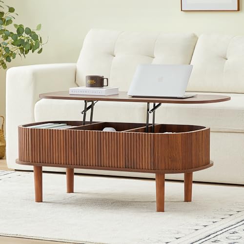 Lift Top Coffee Table with Hidden Compartment A261713