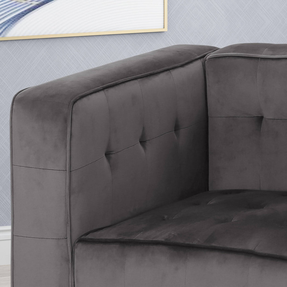 Velvet Cube Club Chair O5724