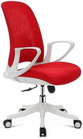 Red Mid-Back Mesh Ergonomic Office Chair L771492
