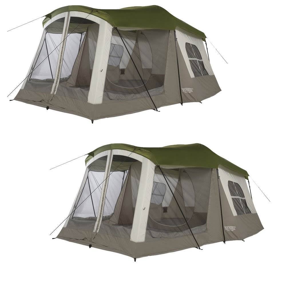 16 x 11' 8 Person 3 Season Screen Room Camping Tent (2 Pack) R124234