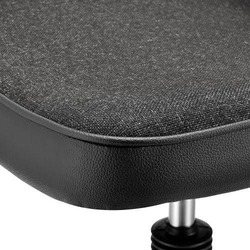 Fabric Desk Stool Black S864