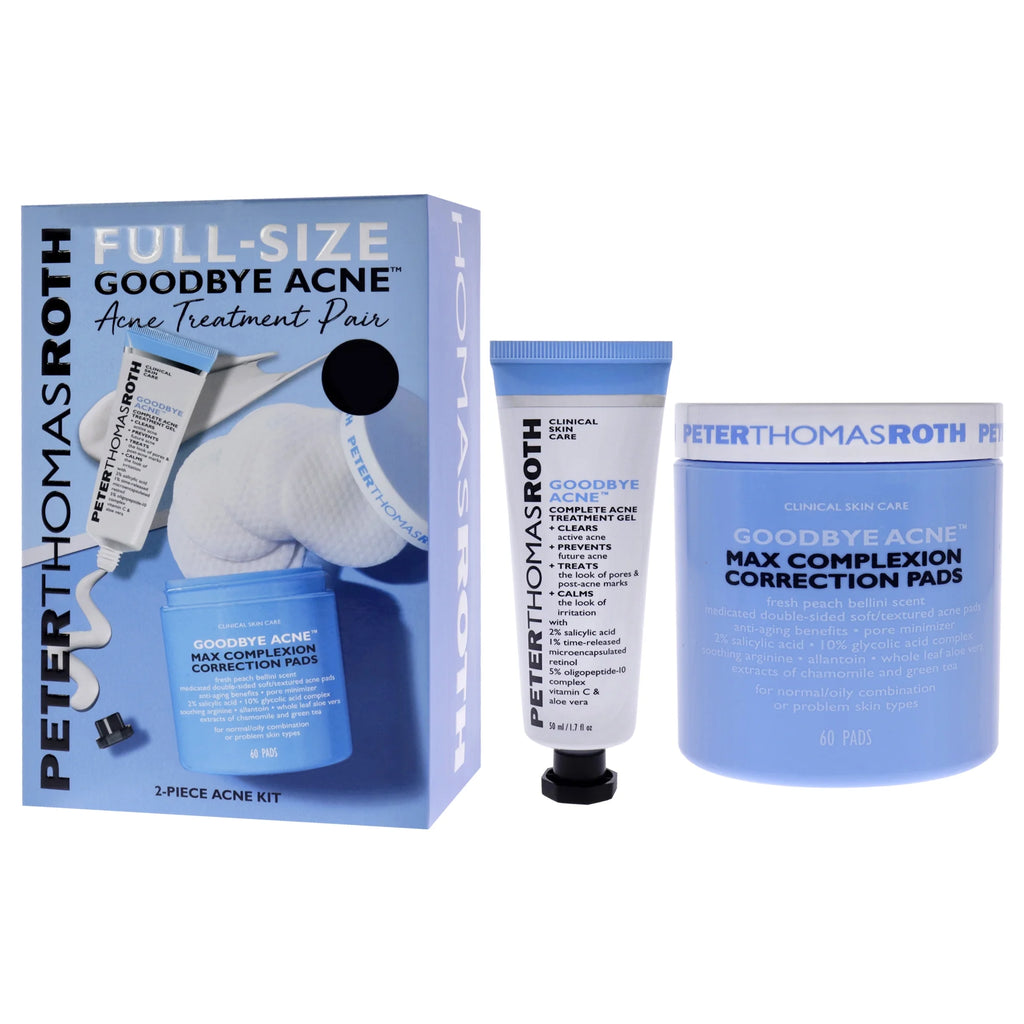 2 Pc 1.7oz Acne Treatment Gel, 60 Complexion Correction Pads U432922