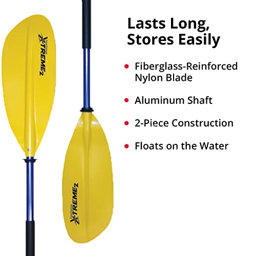 96” Fiberglass Reinforced Nylon 2-Piece Kayak Paddle D927