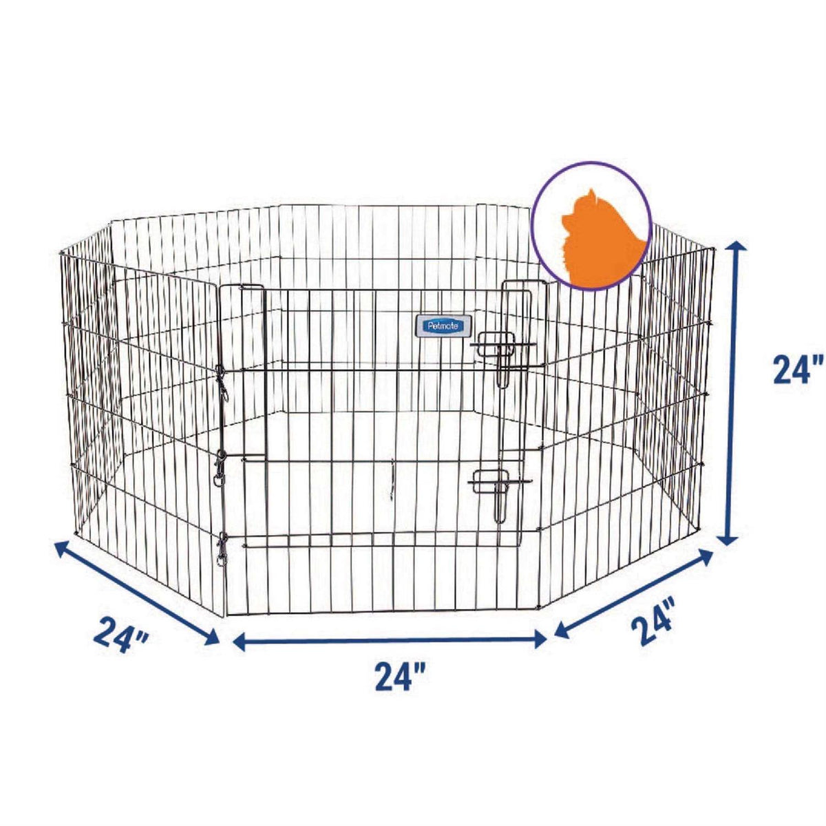 Exercise Pen with Door Z22839