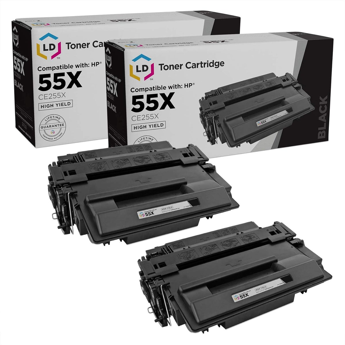 Compatible Toner Cartridge Replacement Black 2-Pack G847