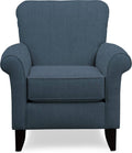 Navy Performance Fabric Accent Chair E7604