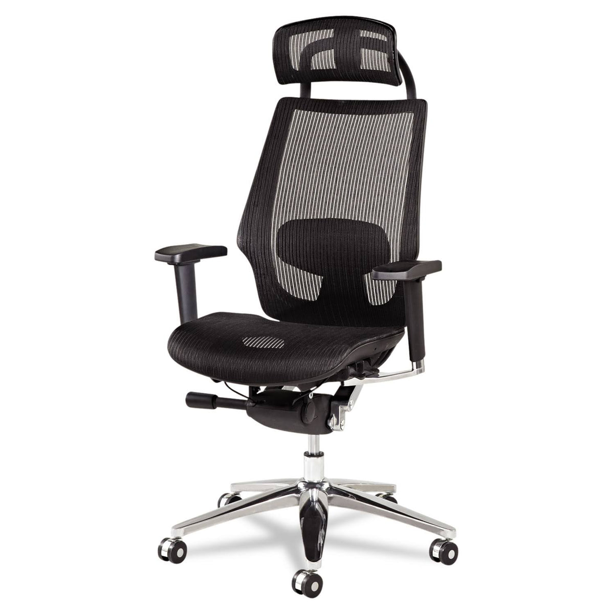 Black Ergonomic Multifunction Mesh Chair W9226