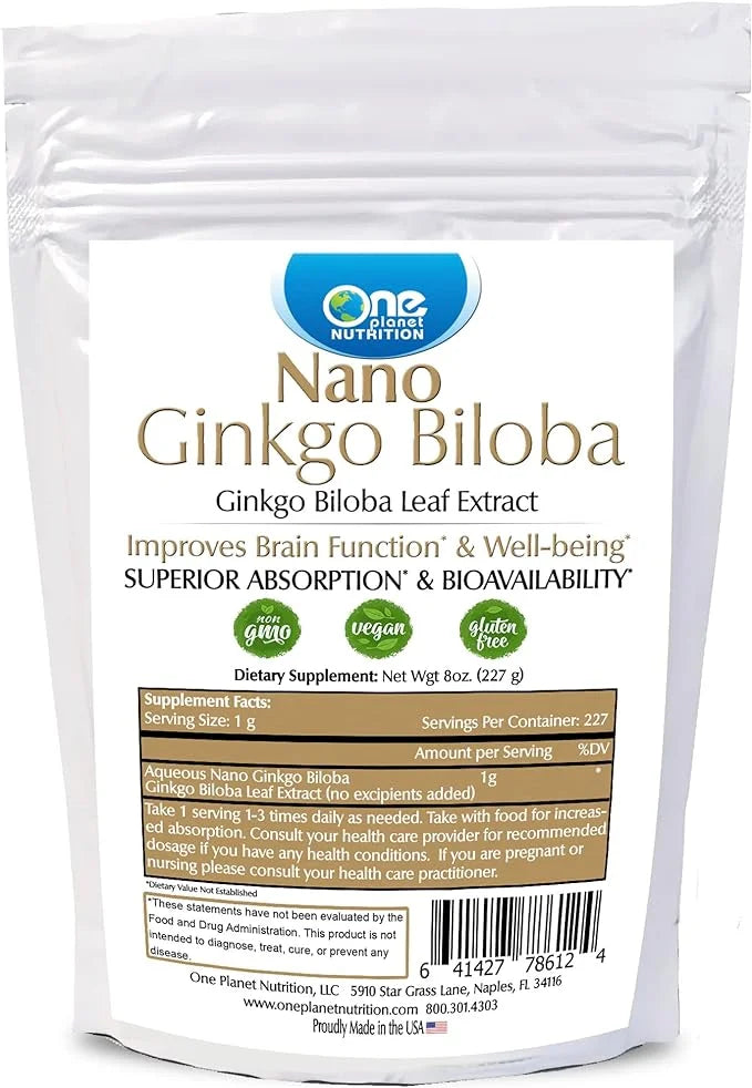 Ginkgo Biloba Extract Brain & Memory Drops Powder H684361