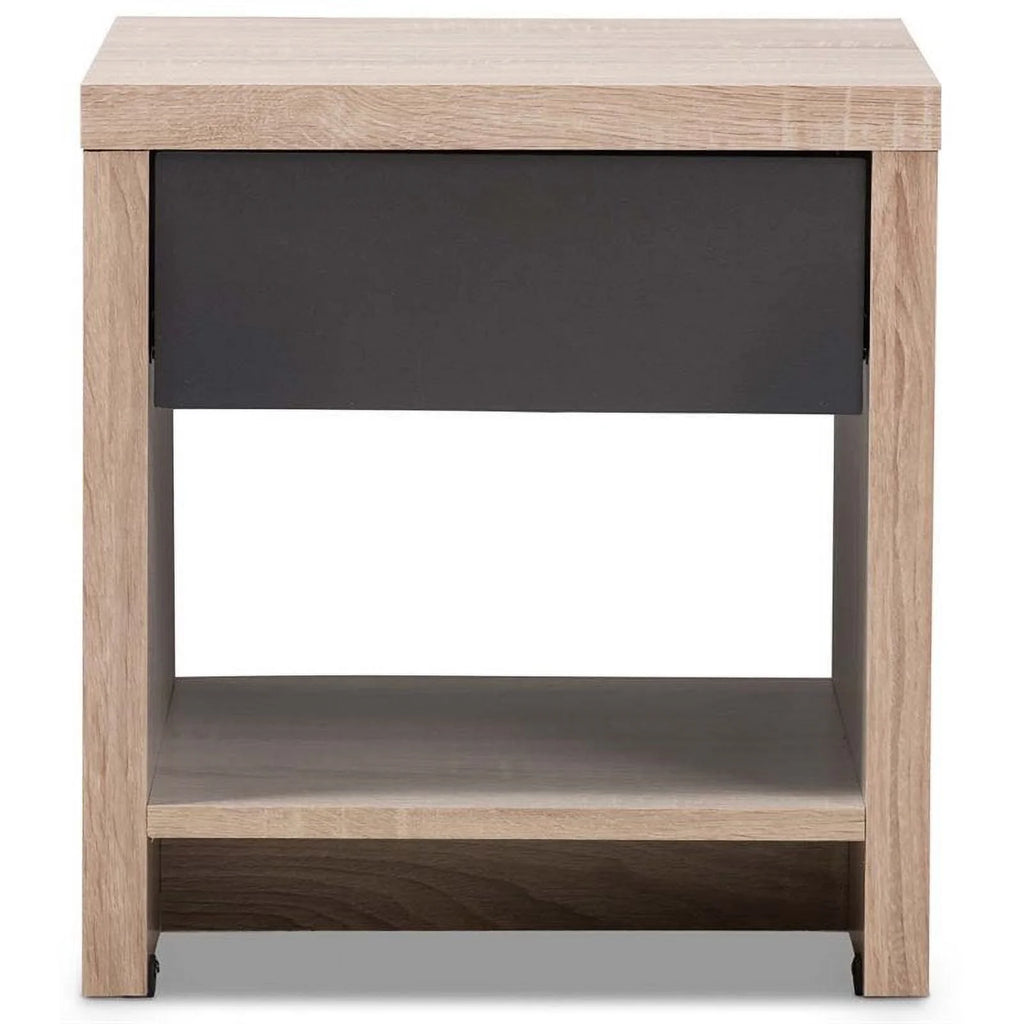 1 Drawer Wood Nightstand U430390
