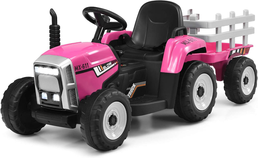 12V Battery Powered Ride on Tractor with Trailer G227