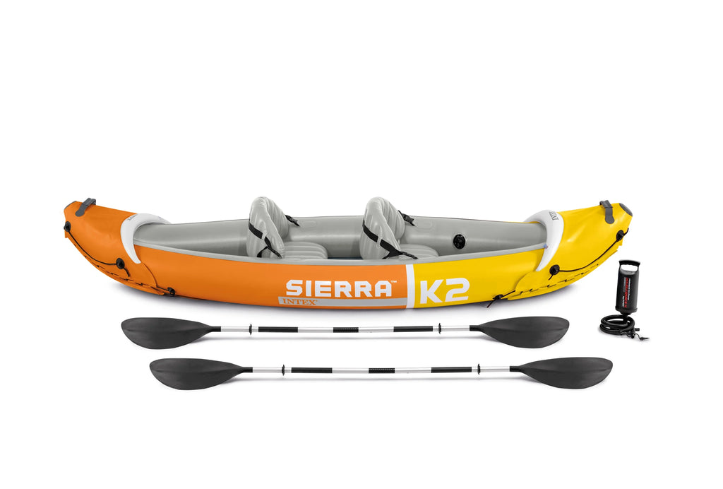 2-Person Inflatable Fishing Kayak with Oars and Hand Pump M399