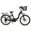350W Electric Beach Cruiser Bike Black E836940
